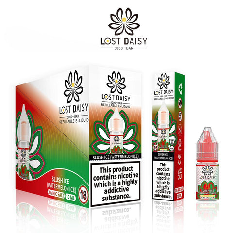 Watermelon Ice Nic Salt E-Liquid by Lost Daisy
