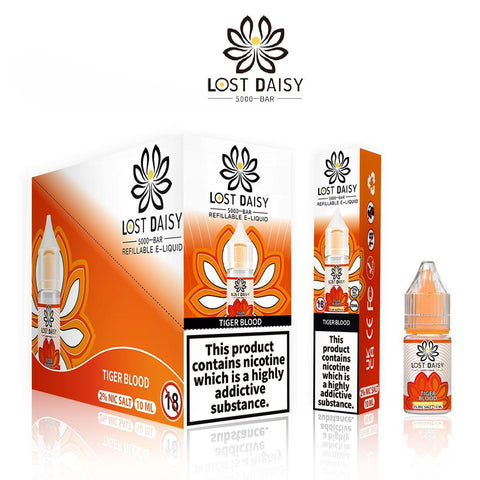 Tiger blood Nic Salt E-Liquid by Lost Daisy