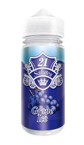 Grape Ice 100ml Shortfill E-Liquid by 21 Salutes