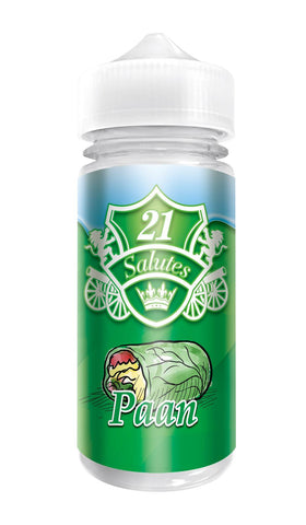Paan 100ml Shortfill E-Liquid by 21 Salutes