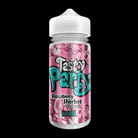 Raspberry Sherbet 100ml Shortfill E-Liquid by Tasty Party