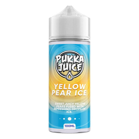 Yellow Pear Ice 100ml Shortfill E-Liquid by Pukka Juice
