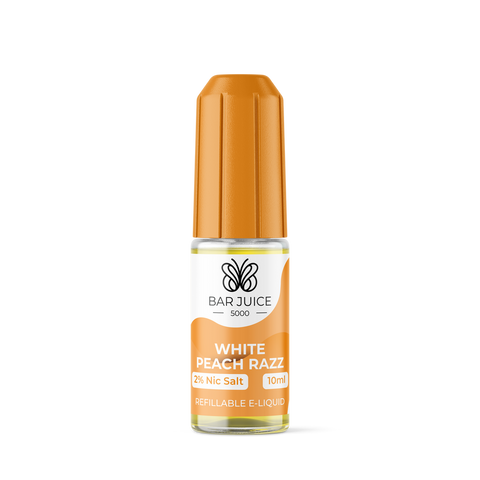 White Peach Razz Nic Salt E-Liquid by Bar Juice 5000