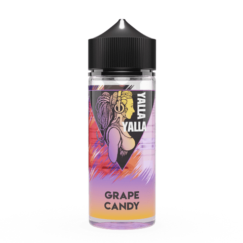 Grape Candy 100ml Shortfll E-Liquid by Yalla Yalla