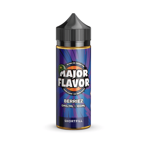 Berriez 100ml Shortfill E-Liquid by Major Flavor