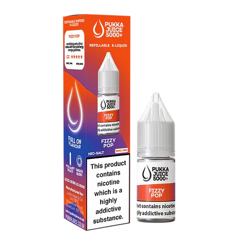 Fizzy Pop Nic Salt E-Liquid by Pukka Juice 5000+