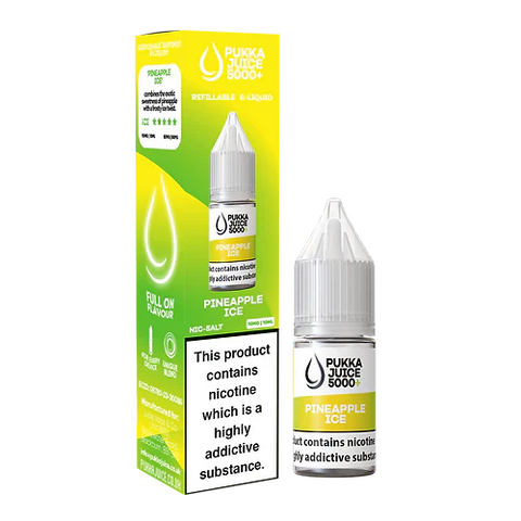 Pineapple Ice Nic Salt E-Liquid by Pukka Juice 5000+