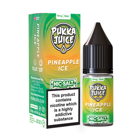 Pineapple Ice Nic Salt E-Liquid by Pukka Juice