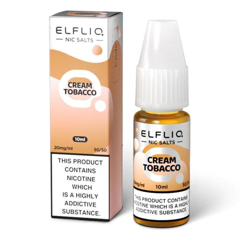 Cream Tobacco Nic Salt E-Liquid by Elf Bar Elfliq