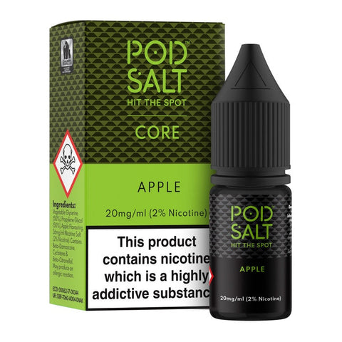 Apple Nic Salt E-Liquid by Pod Salt Core