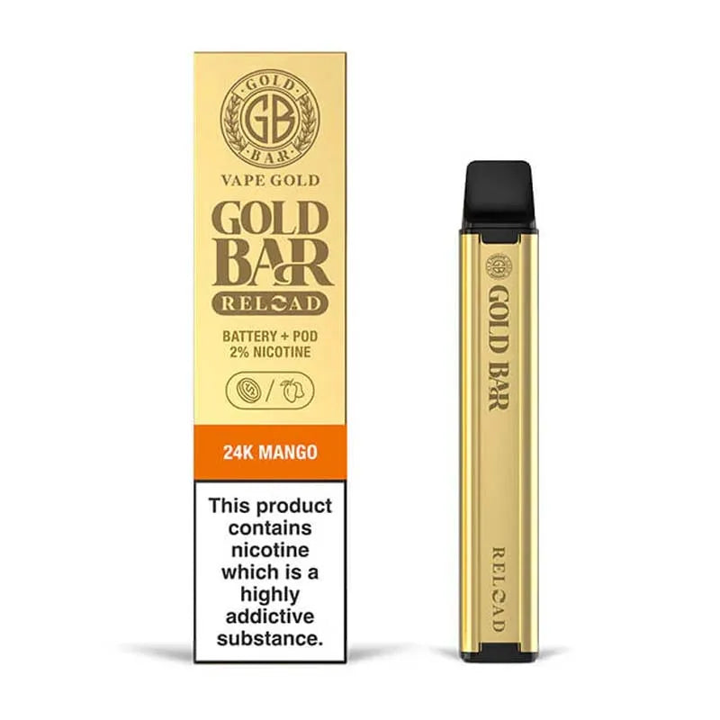 Gold Bar Reload Prefilled Pod Kit - 24k Mango
