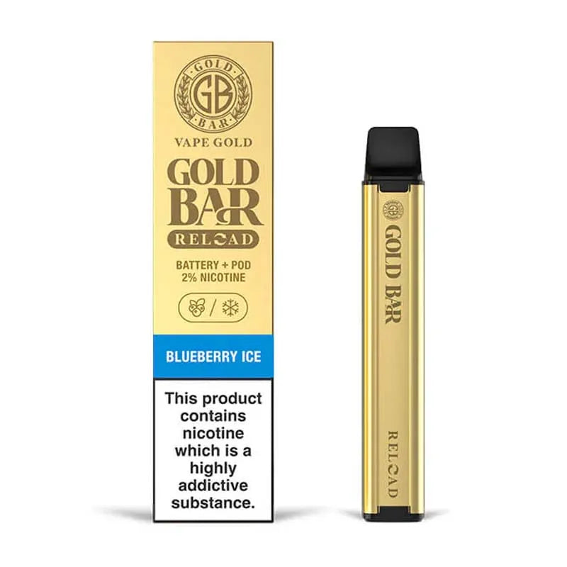 Gold Bar Reload Prefilled Pod Vape Kit - Blueberry Ice