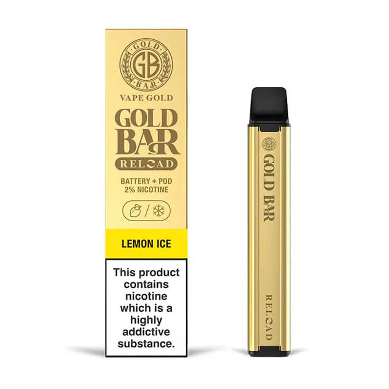 Gold Bar Reload Prefilled Pod Vape Kit - Lemon Ice