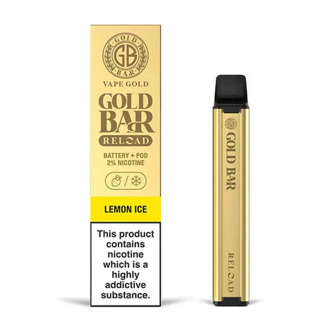 Gold Bar Reload Prefilled Pod Vape Kit - Lemon Ice