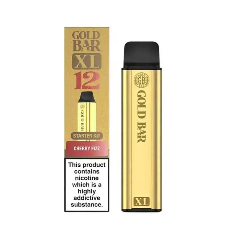 Gold Bar XL Prefilled Pod Vape Kit- Cherry Fizz