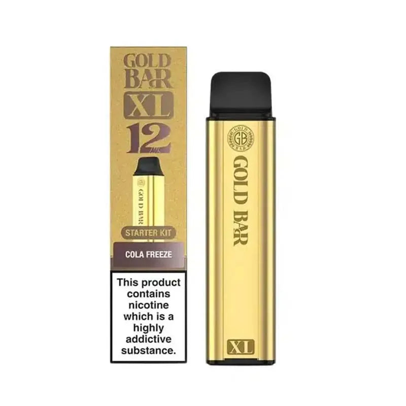 Gold Bar XL Prefilled Pod Vape Kit - Cola Freeze
