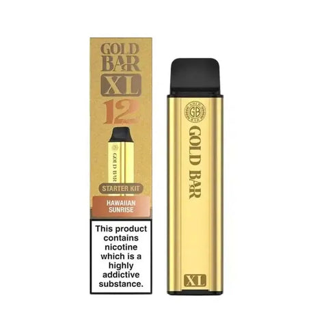 Gold Bar XL Prefilled Pod Vape Kit - Hawaiian Sunrise 