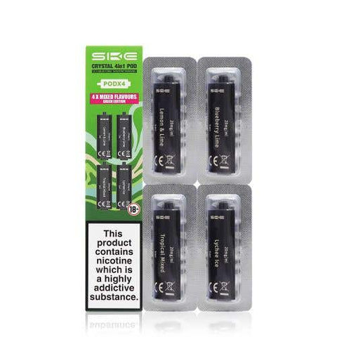 SKE Crystal 4 in 1 Prefilled Pods