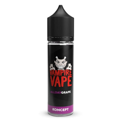 All Day Grape 50ml Shortfill E-Liquid by Vampire Vape Koncept