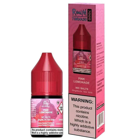 Pink Lemonade Nic Salt E-Liquid by RandM 7000
