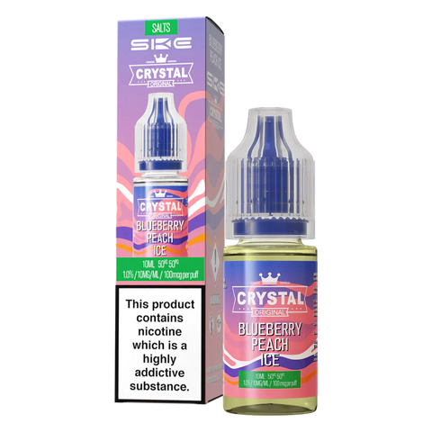 Blueberry Peach Ice Nic Salt E-Liquid by SKE Crystal Original