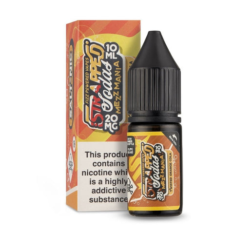 Mezz Mania 10ml Nic Salt E-Liquid by Strapped
