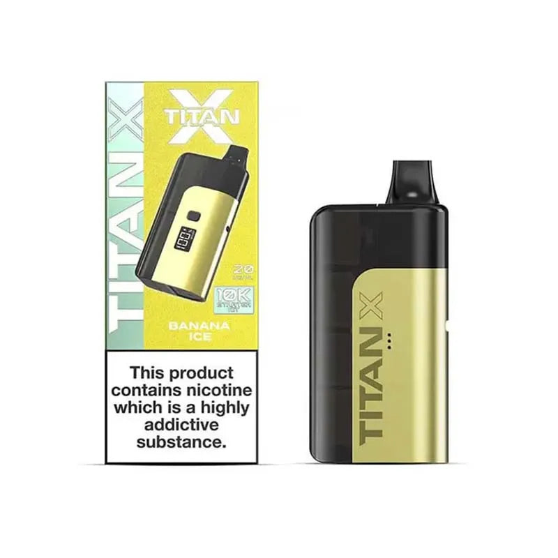 Titan X Prefilled Pod Vape Kit - Banana Ice