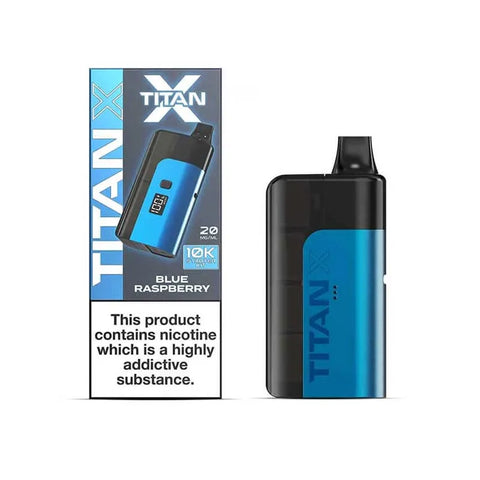 Titan X Prefilled Pod Vape Kit - Blue Raspberry