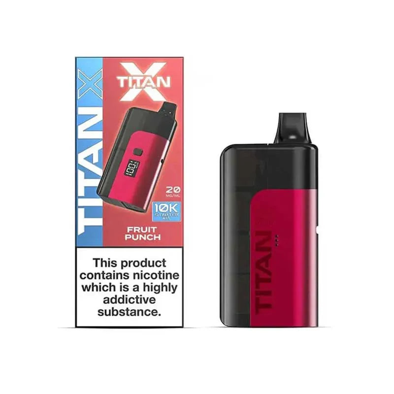 Titan X Prefilled Pod Vape Kit - Fruit Punch