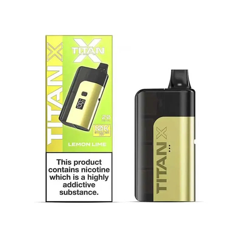 Titan X Prefilled Pod Vape Kit - Lemon Lime