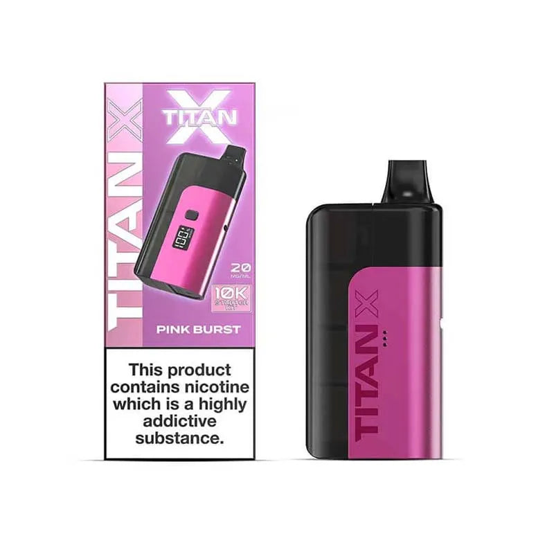 Titan X Prefilled Pod Vape Kit - Pink Burst