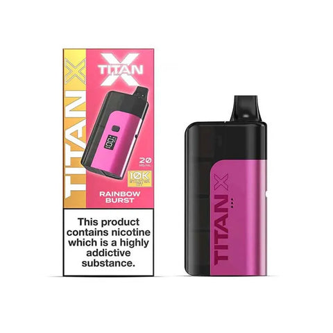 Titan X Prefilled Pod Vape Kit - Rainbow Burst