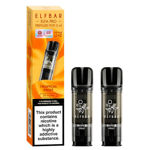Tropical Fruits Elfa Pro Prefilled Pods by Elf Bar