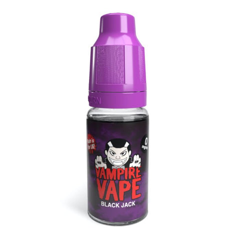 Black Jack 10ml E-Liquid by Vampire Vape